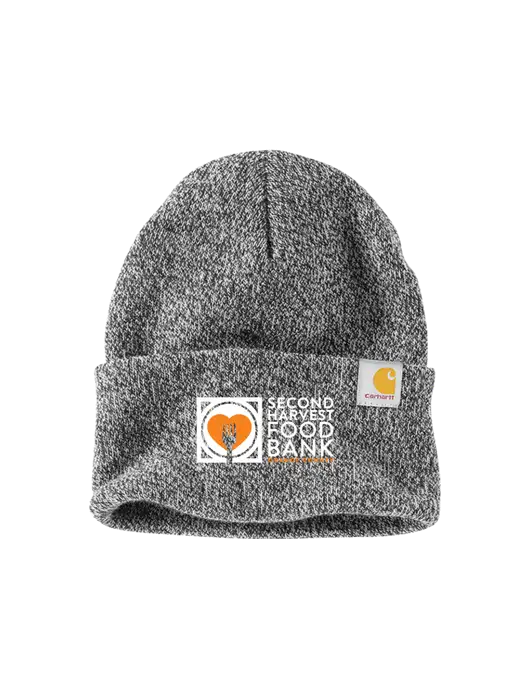 Carhartt Medium Grey Heather Watch Cap 2.0 w/Second Harvest Logo