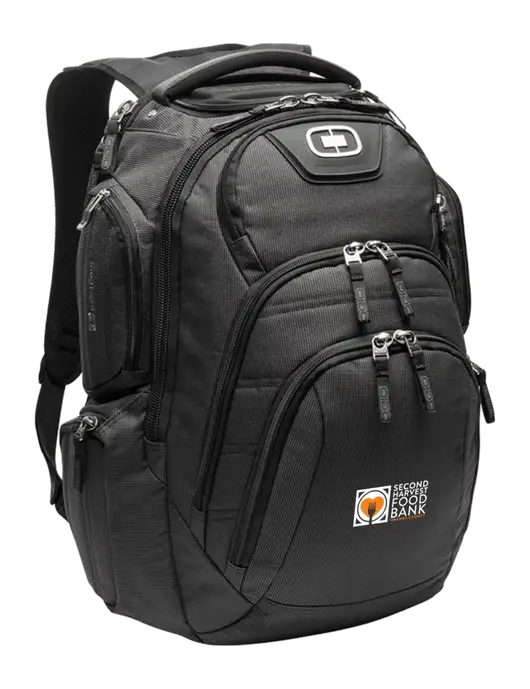 OGIO Black Surge RSS Pack
 w/Second Harvest Logo