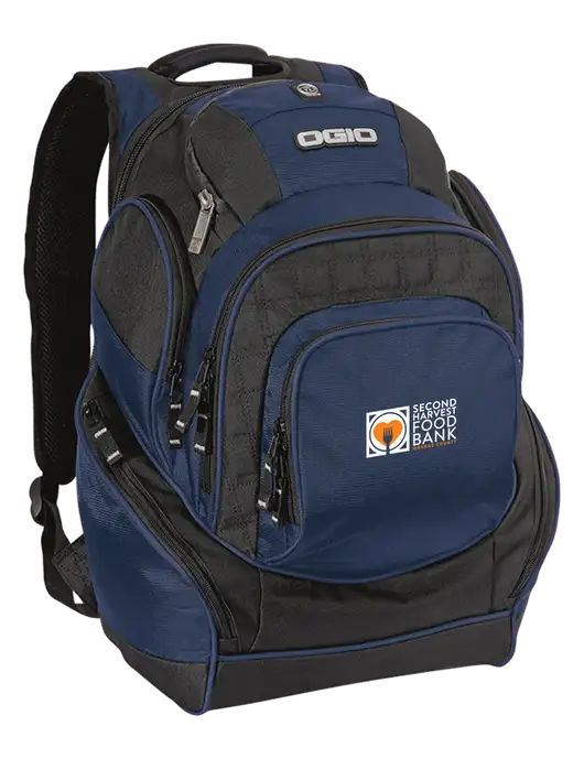 OGIO Navy Mastermind Pack w/Second Harvest Logo