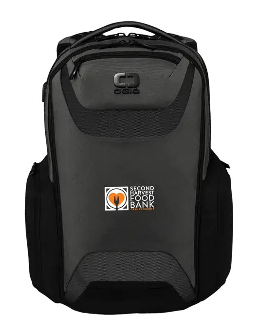 OGIO Tarmac Charcoal Connected Pack w/Second Harvest Logo