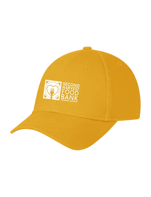 Yellow Gold Structured Cap Hook & Loop w/Second Harvest Logo