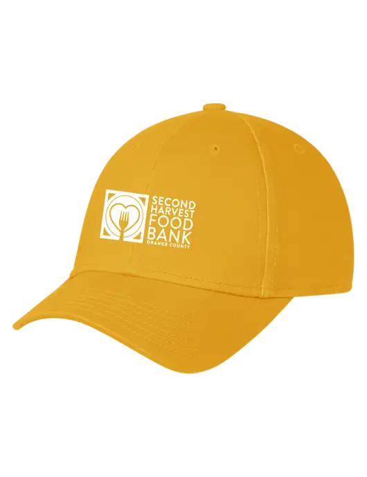 Yellow Gold Structured Cap Hook & Loop w/Second Harvest Logo