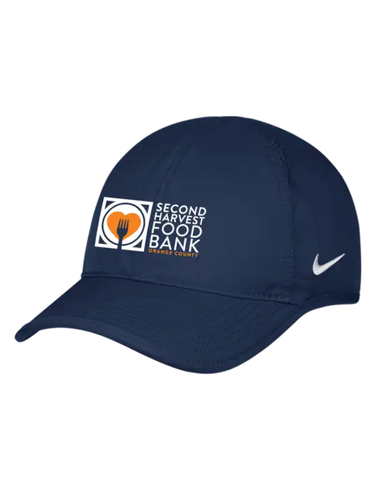 Nike Navy Featherlight Cap w/Second Harvest Logo