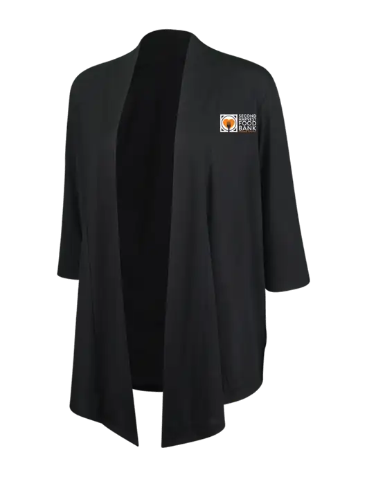 Black Womens Concept Shrug w/Second Harvest Logo