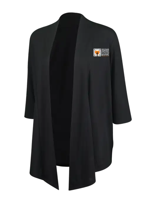 Black Womens Concept Shrug w/Second Harvest Logo