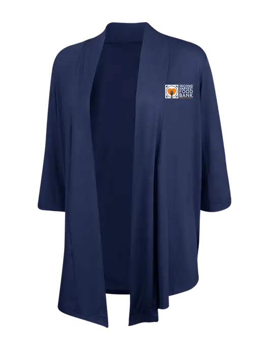 Dress Navy Blue Womens Concept Shrug w/Second Harvest Logo