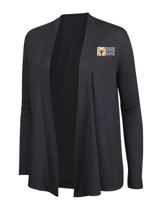 Smoke Grey Womens Concept Cardigan w/Second Harvest Logo