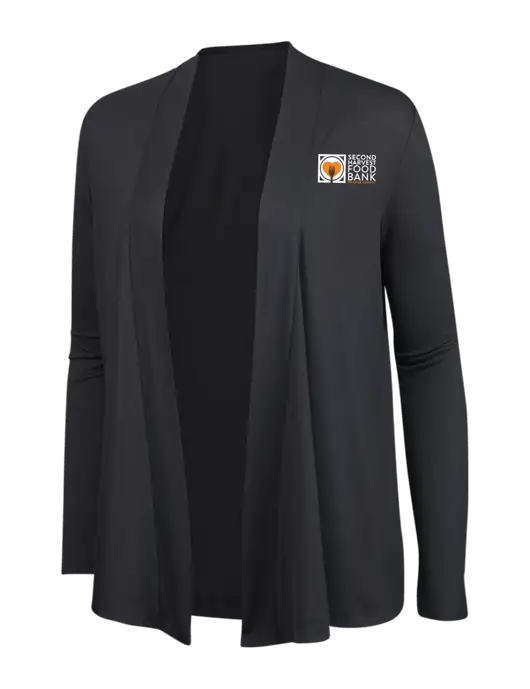 Smoke Grey Womens Concept Cardigan w/Second Harvest Logo