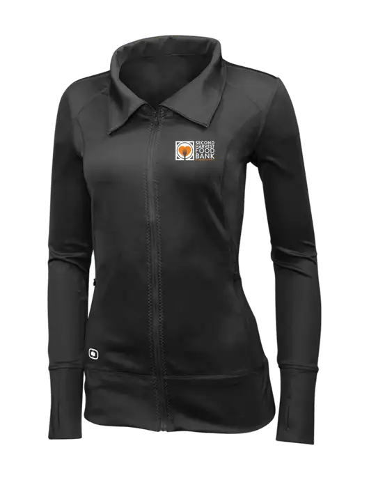 OGIO Blacktop Womens Endurance Fulcrum Full-Zip w/Second Harvest Logo