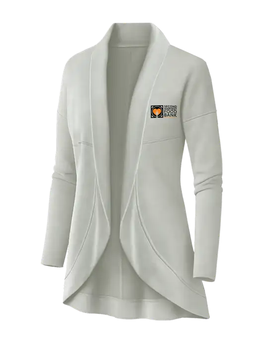 OGIO Ivory Snow Womens Luuma Cocoon Fleece w/Second Harvest Logo