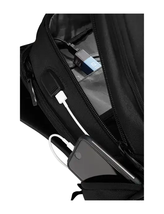 OGIO Black Charcoal Connected Pack w/Second Harvest Logo