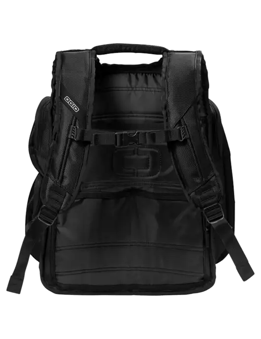 OGIO Blacktop Metro Ballistic Laptop Backpack w/Second Harvest Logo