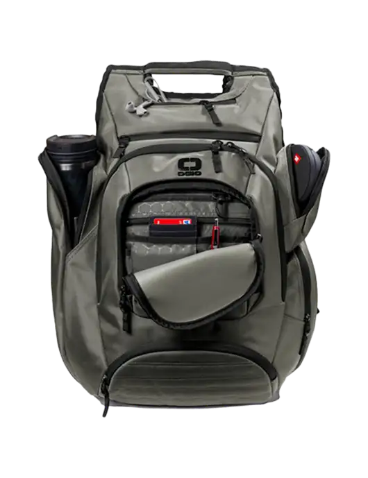 OGIO Medium Grey Metro Ballistic Laptop Backpack w/Second Harvest Logo