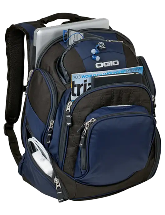 OGIO Navy Mastermind Pack w/Second Harvest Logo