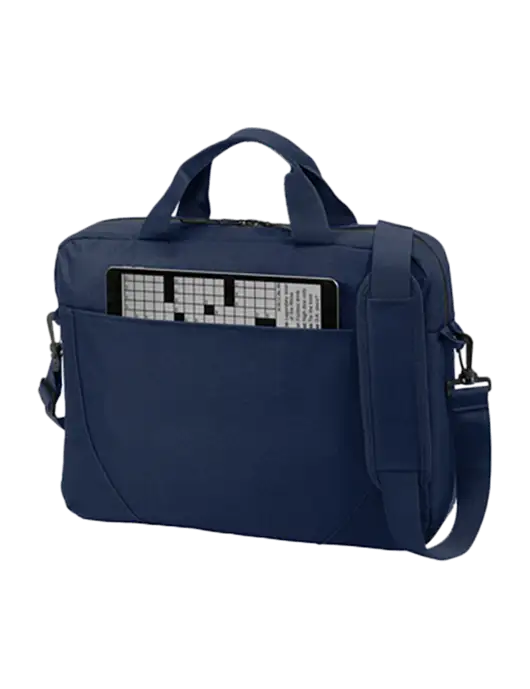 Access River Blue Navy Briefcase w/Second Harvest Logo