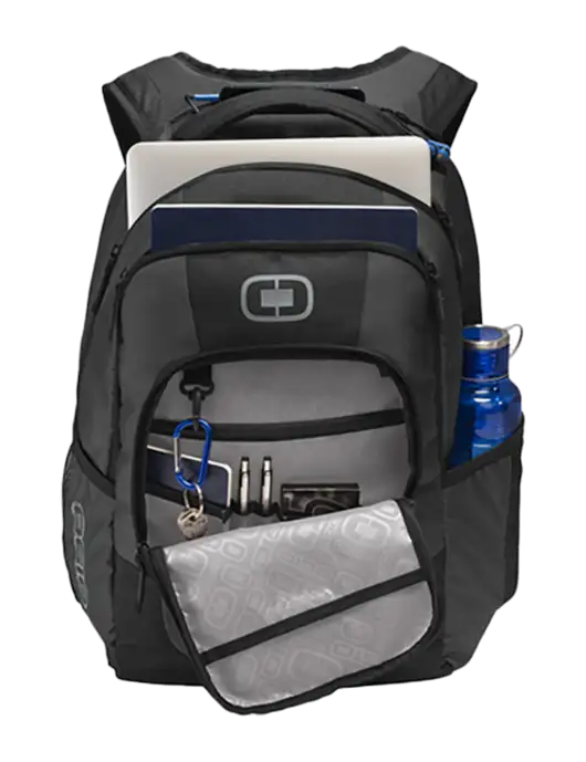 OGIO Diesel Grey Logan Laptop Backpack
 w/Second Harvest Logo