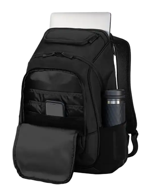 Executive Black Laptop Backpack w/Second Harvest Logo
