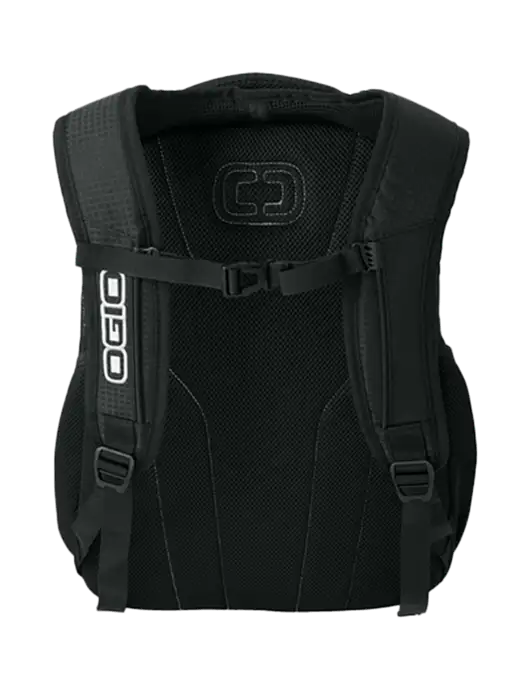 OGIO Black/Silver Excelsior Laptop Backpack w/Second Harvest Logo